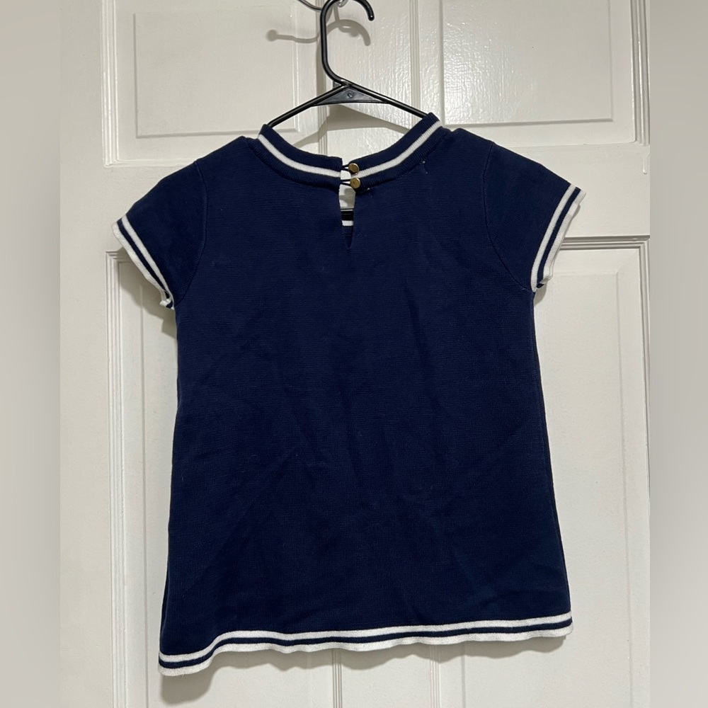 NEW Navy Blue Knit‎ Girls Hope & Henry Shirt Size Large - Picture 2 of 4